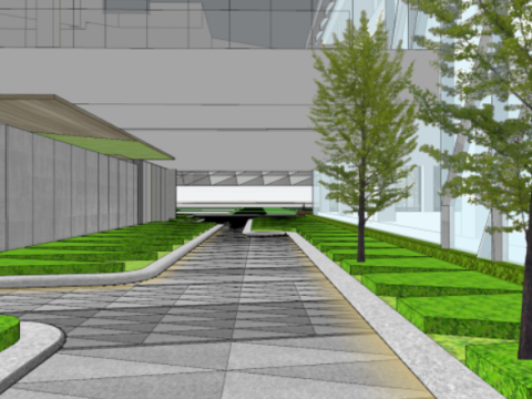SU model for the construction of the start-up area and industrial park of a large citys science and 3D 模型