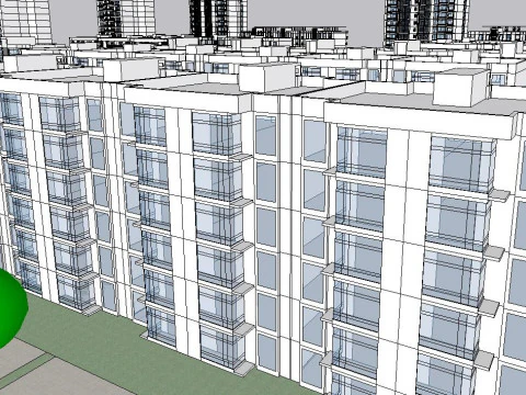 Sketchup model for a community design 3D Model