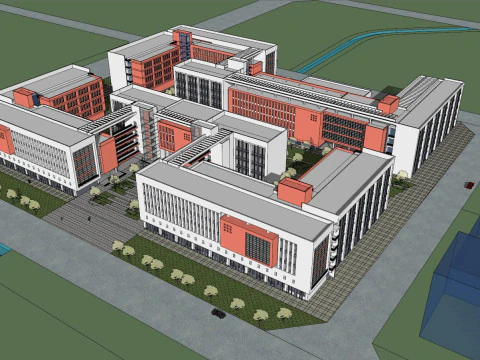 SU Model for Design of a Science and Technology Innovation Land Project 3D Model
