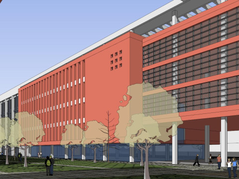 SU Model for Design of a Science and Technology Innovation Land Project 3D Model