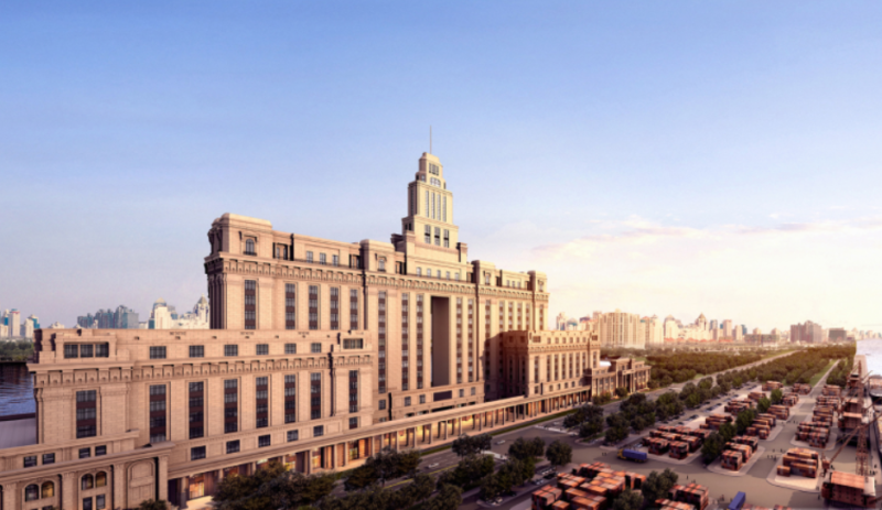 SU Model of Continental Style Customs Building 3D Model .c4d .max .obj .3ds .fbx .stl .blend 