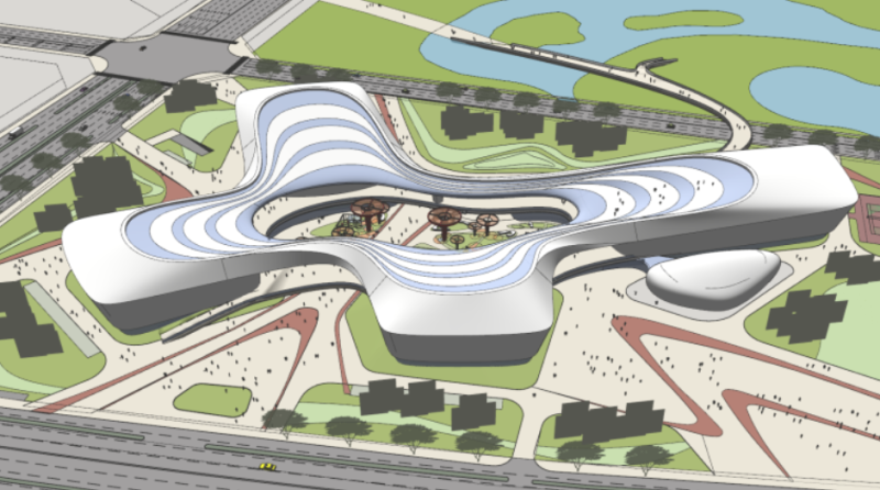 SU Model of Winning Plan for an Activity Center 3D 模型 .c4d .max .obj .3ds .fbx .stl .blend