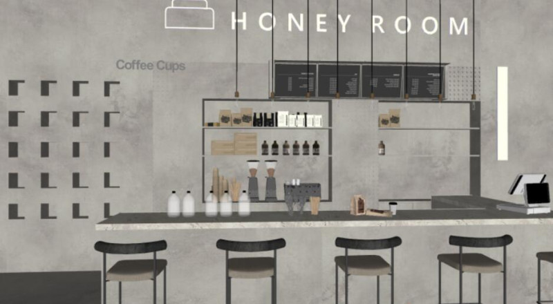 Milk Tea Cafe SU ModelMaterial Texture 3D मॉडल .c4d .max .obj .3ds .fbx .stl .blend 