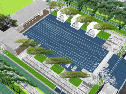 Demonstration zonemodern high-rise luxury homes Modelo 3D