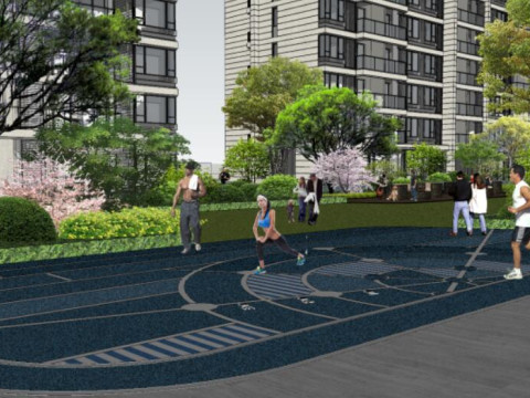 Modern Light Luxury-Luxury Building SU Model 3D Модель