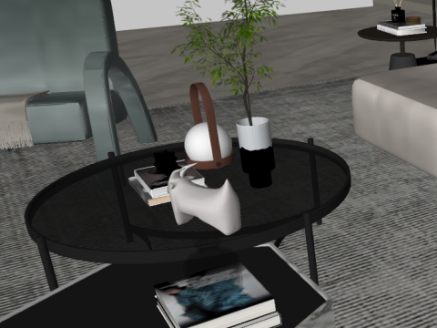 Modern Living Room Model 3D