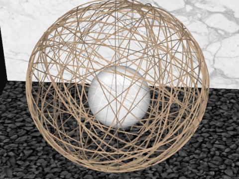 Modern Scenery Wall 3Dモデル