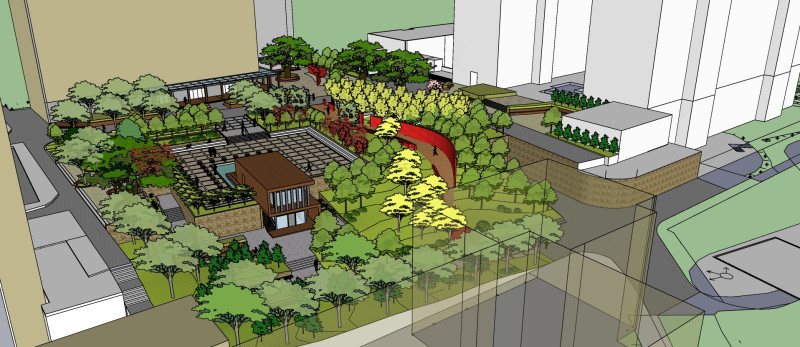 Modelo de esboço de design quadrado de arte em estilo moderno Modelo 3D .c4d .max .obj .3ds .fbx .stl .blend