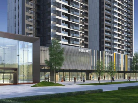 SU mode modern light luxury high-rise residential buildings 3D Model