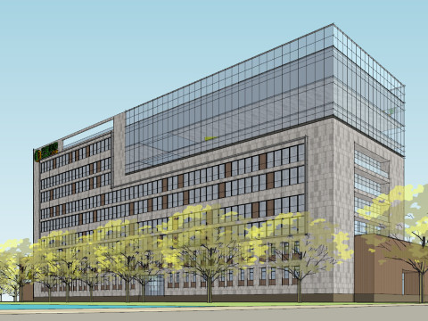SU Model of Modern Science and Technology Headquarters Industrial Park 3D Model