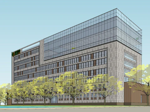 SU Model of Modern Science and Technology Headquarters Industrial Park 3D Model