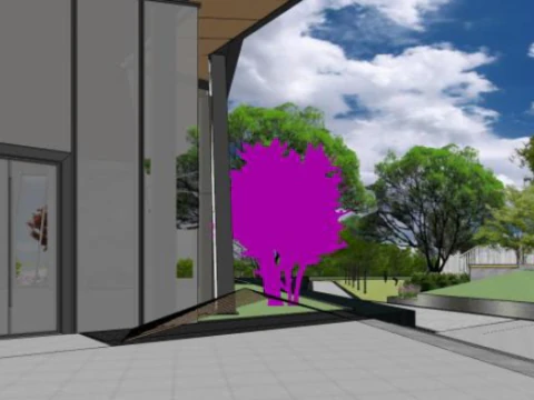 Zona de Demonstra&ccedil;&atilde;o de um Centro Tur&iacute;stico Modelo 3D