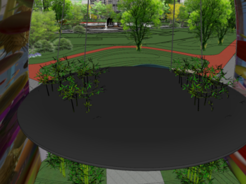 Modern Park Residential Landscape Architecture Su Model 3Dモデル