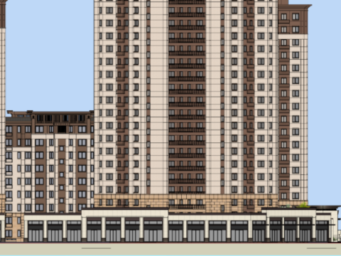 Single SU Model for Urban New Residential Planning 3D Model