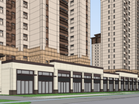 Single SU Model for Urban New Residential Planning 3D Model