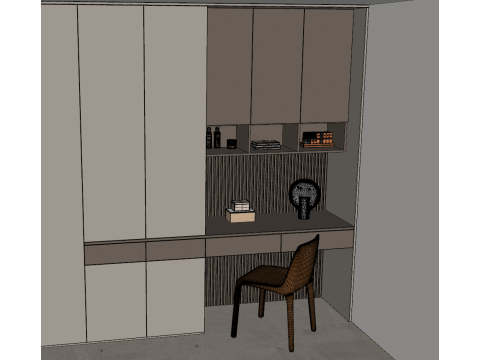 Modern wardrobe 3D 模型