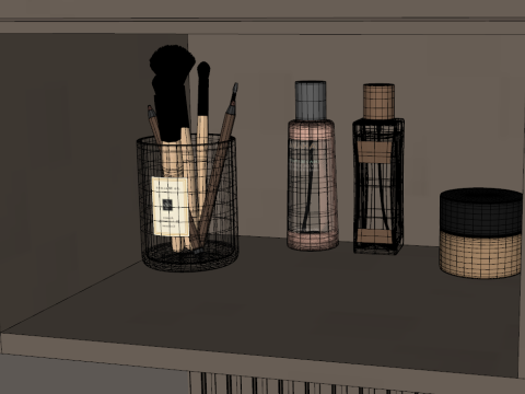Modern wardrobe 3D Model
