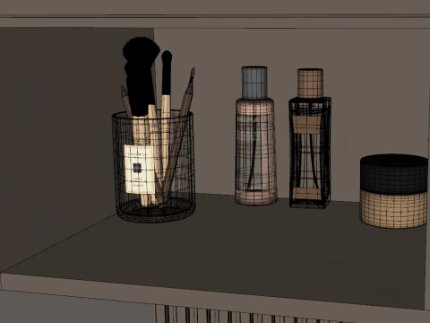 Modern wardrobe 3D Model