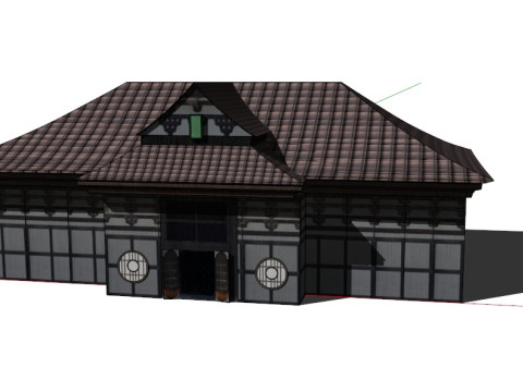 Specialty restaurant cafe sketchup model design 7 sets packed 3D Model