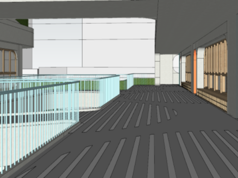 SU model of modern kindergarten architecture 3D 模型