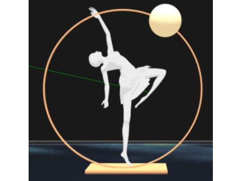 Modern fashion waterscape character landscape su model waterscape character sculpture 3D Model