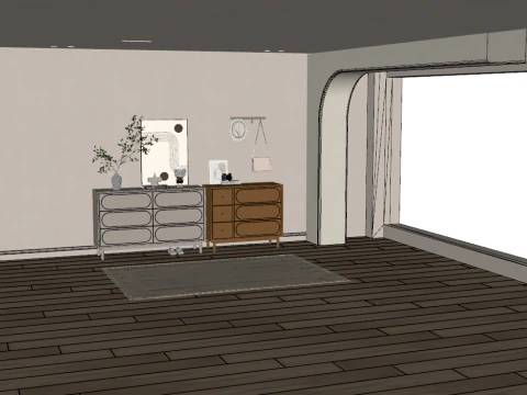 zapatero moderno Modelo 3D