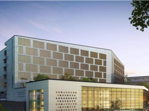 Bidding Scheme for Modern Mountain style Middle School Education Building Project 3D 모델