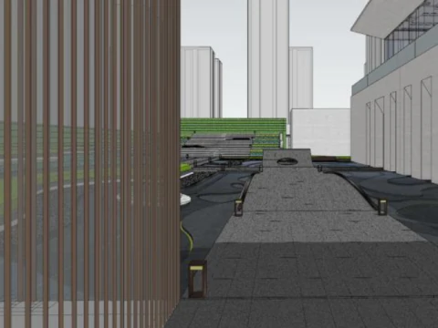 Design of Landscape Sketching Model for Modern Demonstration Zone 3D Model