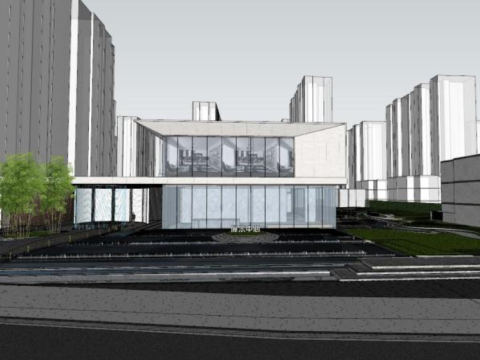 Design of Landscape Sketching Model for Modern Demonstration Zone 3D 模型