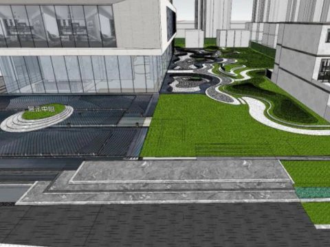 Design of Landscape Sketching Model for Modern Demonstration Zone 3D Model