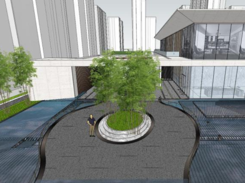Design of Landscape Sketching Model for Modern Demonstration Zone 3D 模型