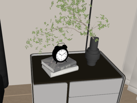Modern bedroom 3D 模型
