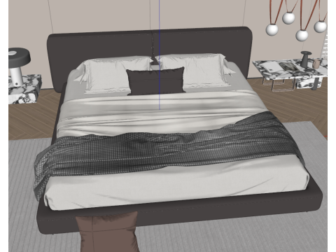 Modern Bedroom 3D 模型