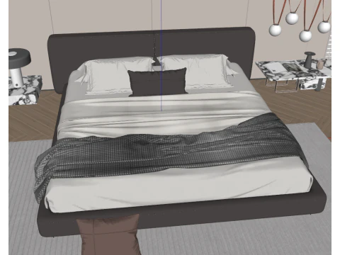 Modern Bedroom 3D Model