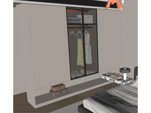 Modern Bedroom 3D Model