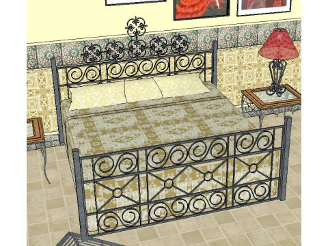 Comfort Bedroom SketchUp Model Download 3D Model