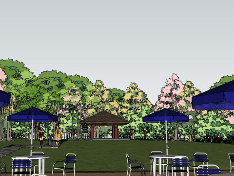 Featured Garden Landscape Japanese Landscape Sketching 3D मॉडल