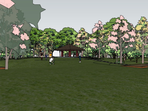 Featured Garden Landscape Japanese Landscape Sketching 3D मॉडल