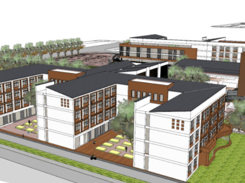 Primary and junior high school bidding plan 3D Model