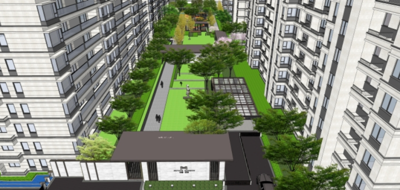 Fashion ArtLuxury Residential Area Su Model 3D Model .c4d .max .obj .3ds .fbx .stl .blend 