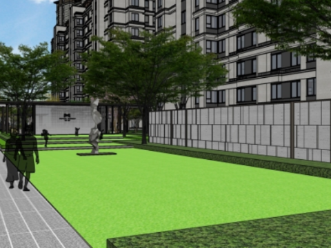 Fashion ArtLuxury Residential Area Su Model 3D Model