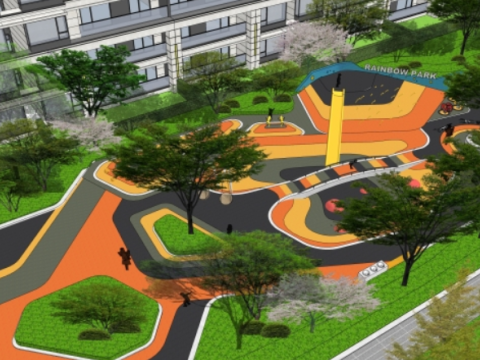 Fashion ArtLuxury Residential Area Su Model 3D Model