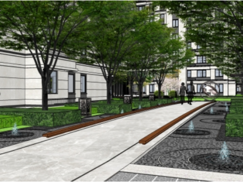 Fashion ArtLuxury Residential Area Su Model 3D Model