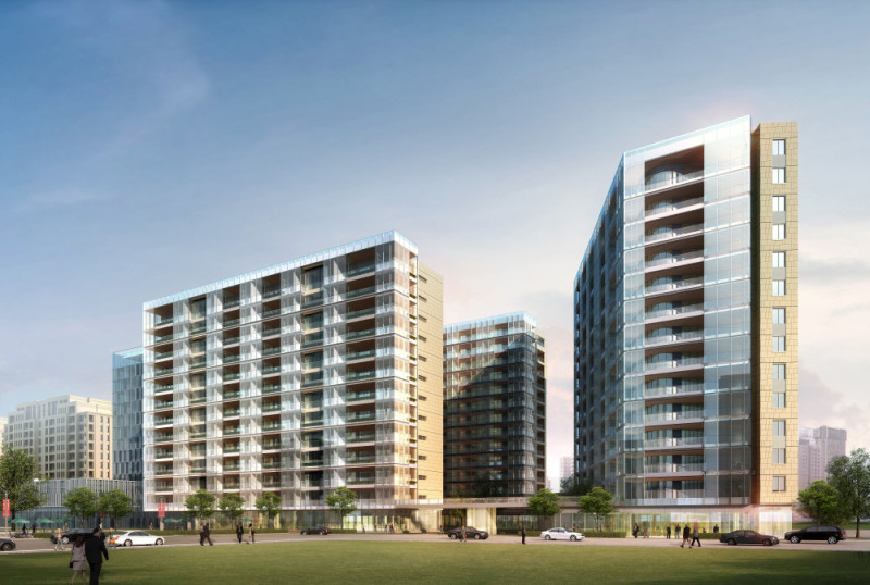 Modern style ground floor commercialhotel apartment building SU model 3D Модель .c4d .max .obj .3ds .fbx .stl .blend 