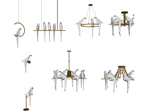 Chandelier combination 3D Модель