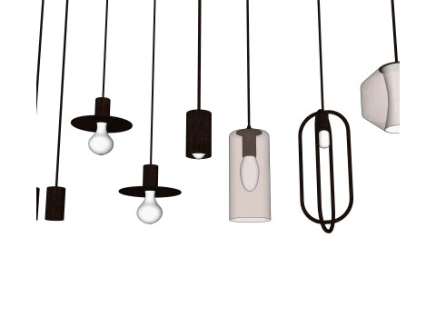 Chandelier combination 3D Model