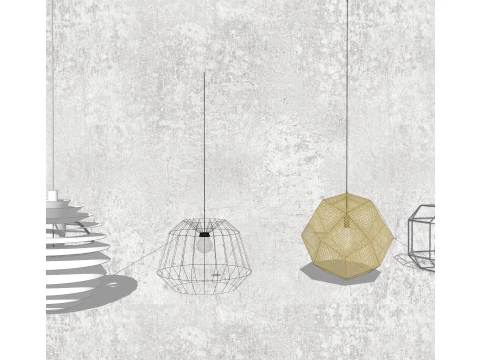 Chandelier combination 3D Model