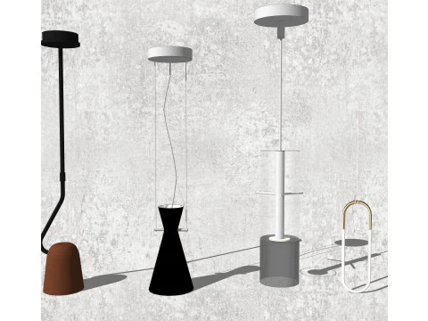 Chandelier combination 3D Model