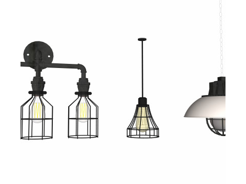 Chandelier combination 3D Модель