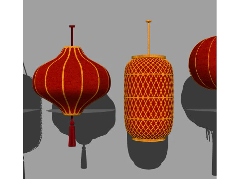 Chandelier combination 3D Model